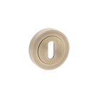 Old English Key Escutcheons - Matt Antique Brass