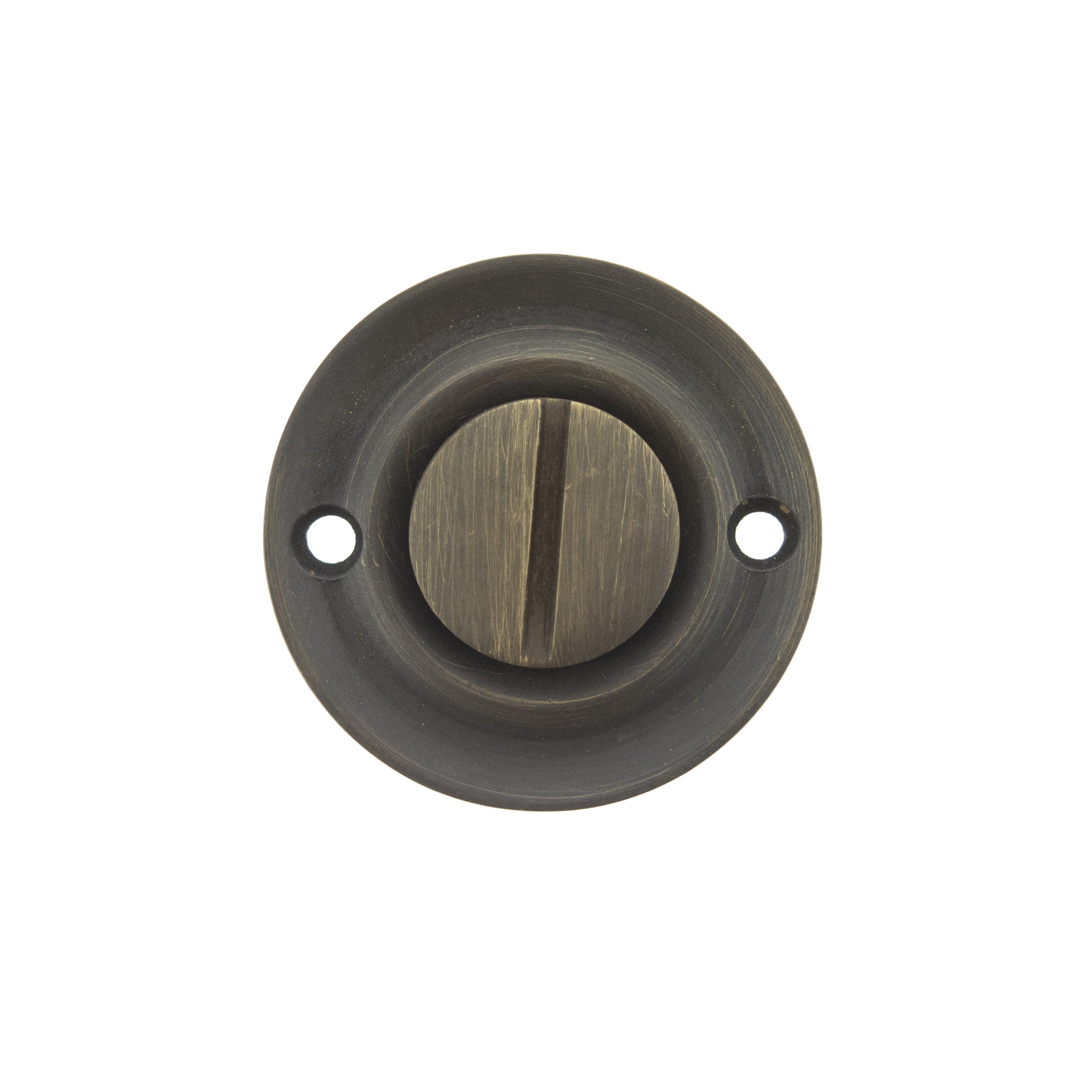 Old English Solid Brass Oval WC Turn and Release