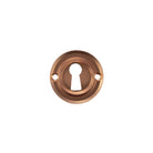 Old English Solid Brass Open Key Hole Escutcheons - Urban Satin Copper