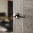 STATUS Kansas Lever Door Handle on Square Rose