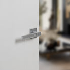 STATUS Kansas Lever Door Handle on Square Rose