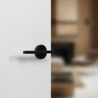 STATUS Alaska Lever Door Handle on Round Rose