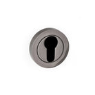 STATUS Euro Escutcheons on Round Rose - Black Nickel