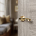 STATUS Colorado Lever Door Handle on Round Rose