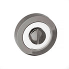 STATUS WC Turn and Release on Round Rose - Black Nickel/