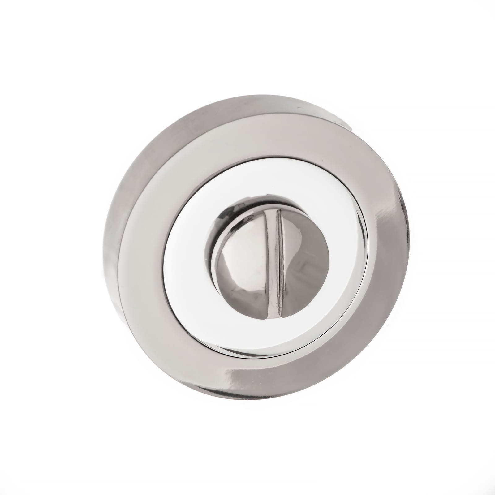 STATUS WC Turn and Release on Round Rose - Satin Chrome/