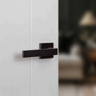 STATUS Montana Lever Door Handle on S4 Square Rose