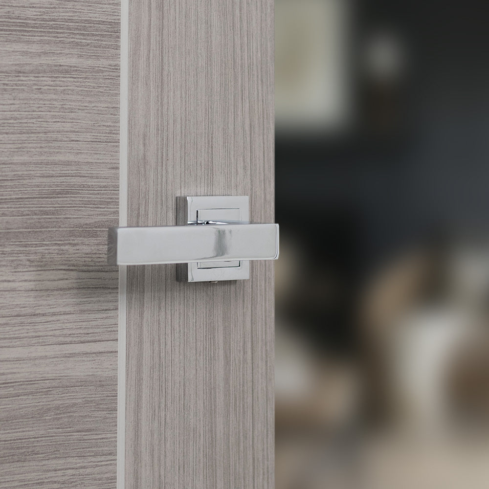 STATUS Montana Lever Door Handle on S4 Square Rose