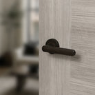 STATUS Carolina Lever Door Handle on Round Rose