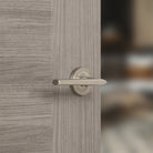 STATUS Alabama Lever Door Handle on Round Rose