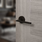 STATUS Alabama Lever Door Handle on Round Rose