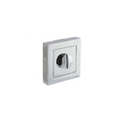 STATUS WC Turn and Release on S4 Square Rose - Polished Chrome
