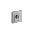 STATUS WC Turn and Release on S4 Square Rose - Satin Chrome