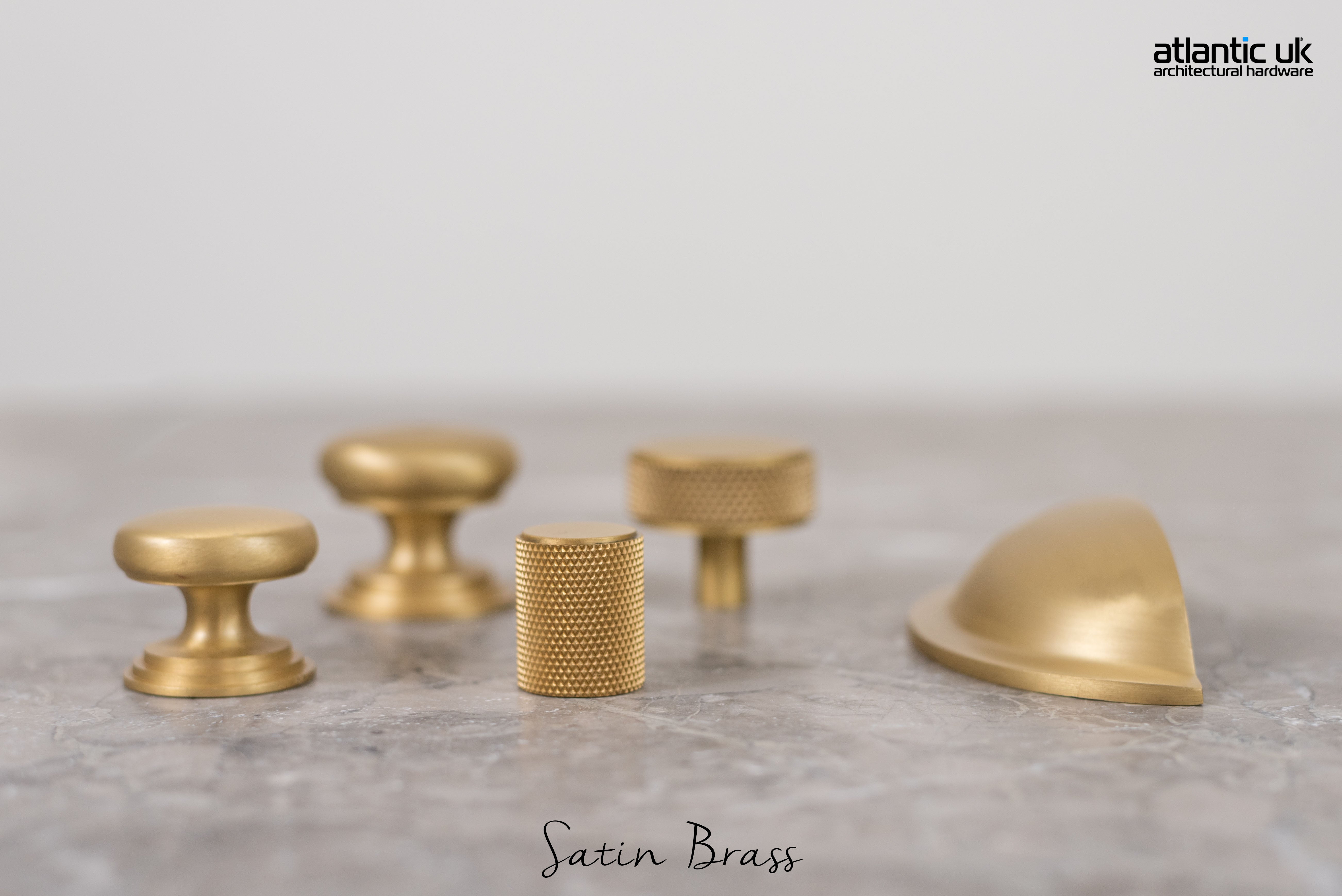 Old English Winchester Solid Brass Cabinet Cup Pull on Concealed Fix