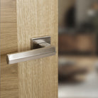 Senza Pari Davoli Lever Door Handle on Flush Square Rose