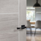 Senza Pari Guido Lever Door Handle on Flush Square Rose