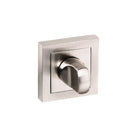 Senza Pari WC Turn and Release on Square Rose - Satin Nickel