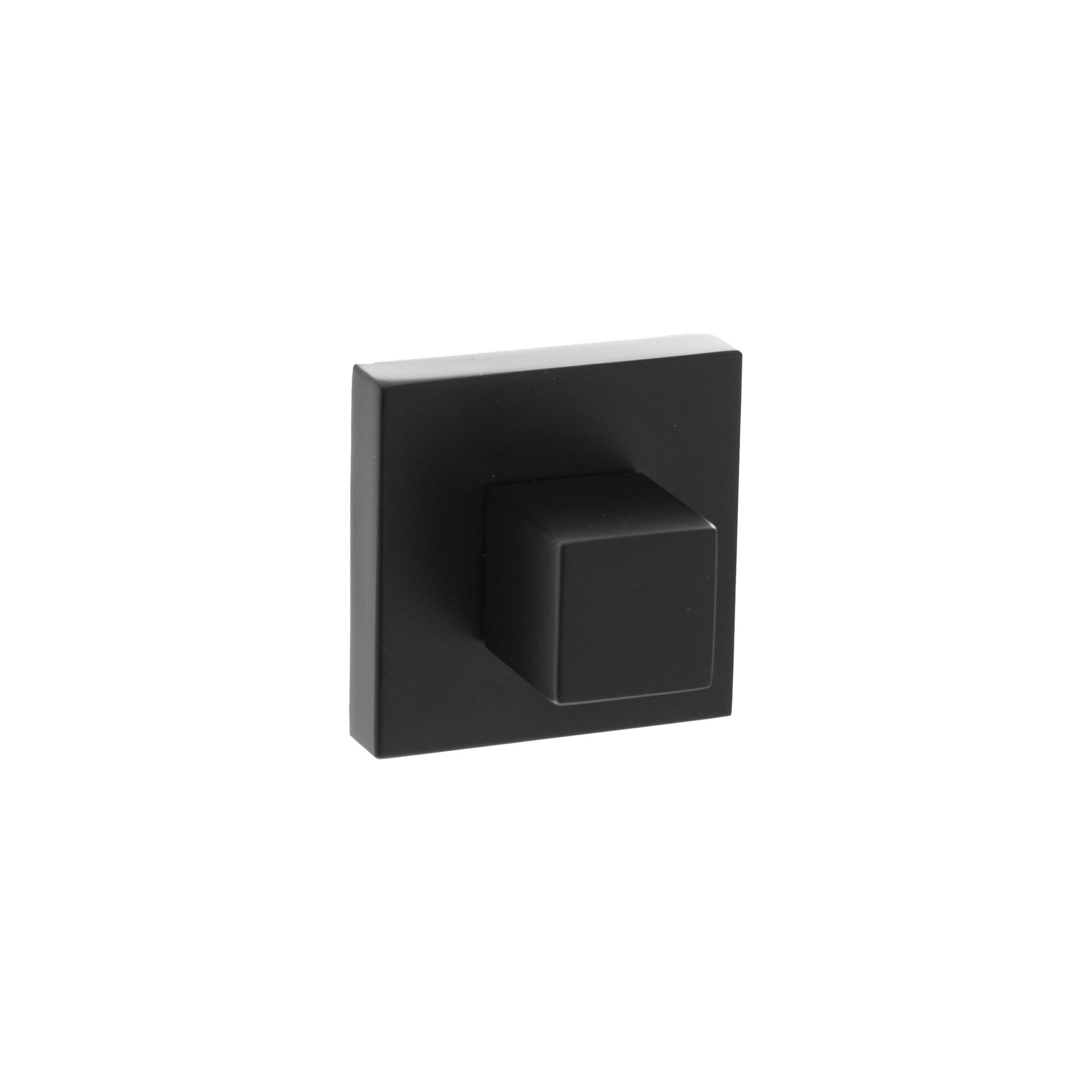 Senza Pari WC Turn and Release on Minimal Square Rose - Matt Black