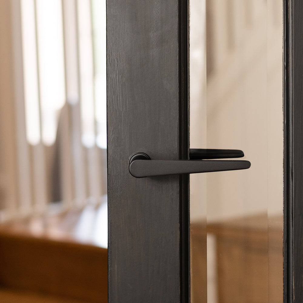 Tupai Rapido 5S Line Torrao Lever Door Handle on Concealed Round Rose - Bright