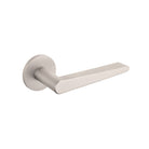 Tupai Rapido 5S Line Torrao Lever Door Handle on 5mm Slimline Round Rose - Pearl Nickel