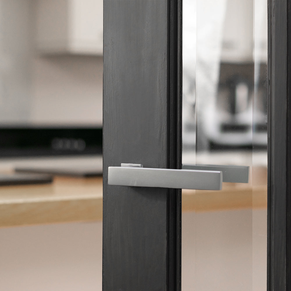 Tupai Rapido RetaLine Rillo Lever Door Handle on Concealed Square Rose