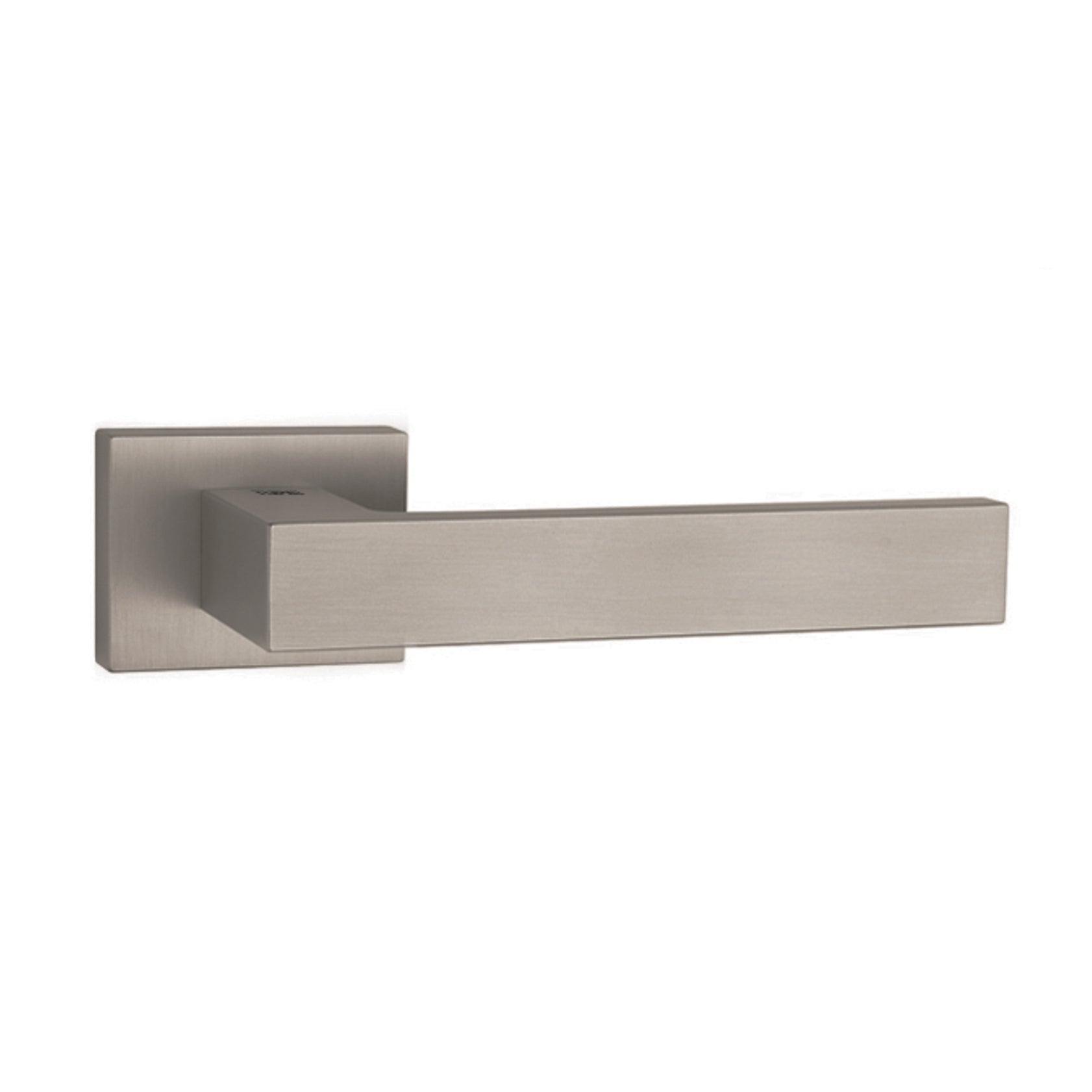 Tupai Rapido RetaLine Rillo Lever Door Handle on Long Rose - Satin Chrome