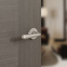 Tupai Rapido CurvaLine Adra Lever Door Handle on Round Rose