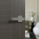 Tupai Rapido 5S Line Portel Lever Door Handle on 5mm Slimline Square Rose - Bright