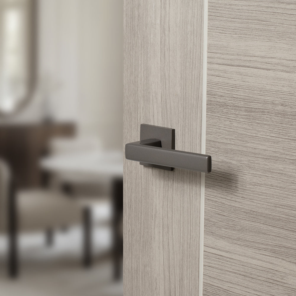 Tupai Rapido 5S Line Portel Lever Door Handle on 5mm Slimline Square Rose