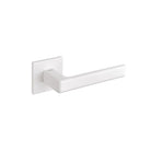 Tupai Rapido 5S Line Portel Lever Door Handle on 5mm Slimline Square Rose - White