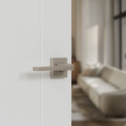 Tupai Rapido CurvaLine Valbona Lever Door Handle on Square Rose