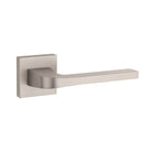 Tupai Rapido CurvaLine Valbona Lever Door Handle on Square Rose - Pearl Nickel