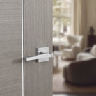 Tupai Rapido CurvaLine Valbona Lever Door Handle on Square Rose