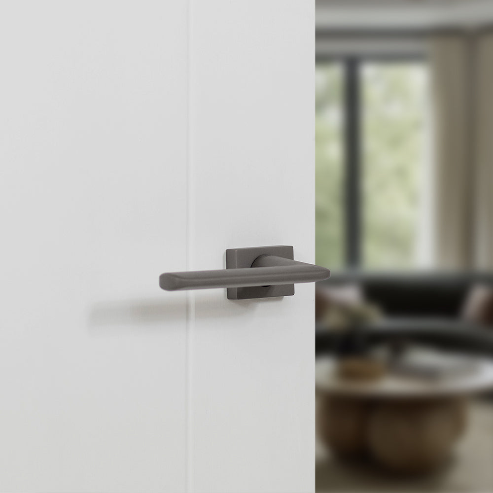 Tupai Rapido RetaLine Tavira Lever Door Handle on Long Rose - (Without Decorative Plate)