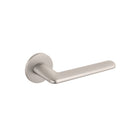 Tupai Rapido 5S Line Tavira Lever Door Handle on 5mm Slimline Round Rose - Pearl Nickel