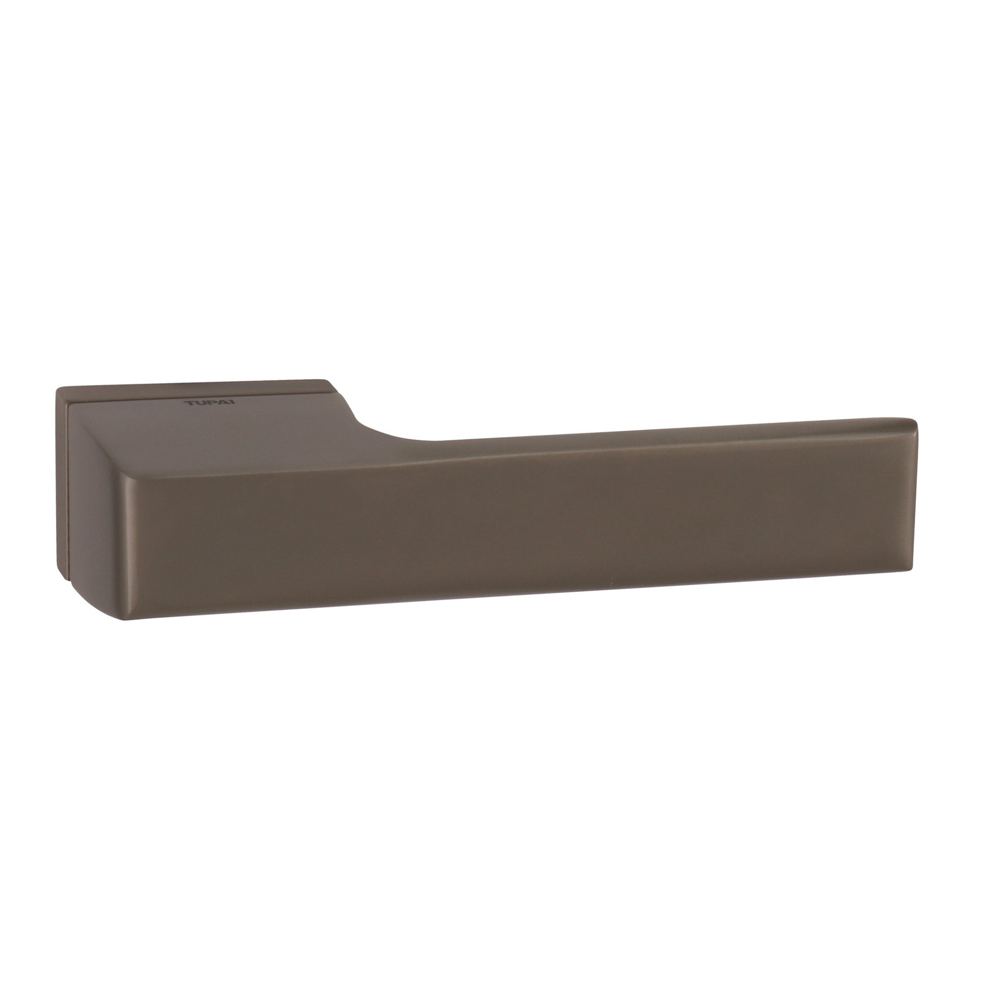 Tupai Rapido RetaLine Panela Lever Door Handle on Long Rose - Titanium
