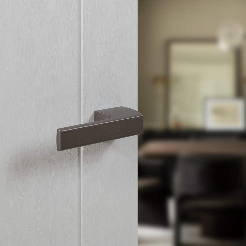 Tupai Rapido RetaLine Panela Lever Door Handle on Long Rose