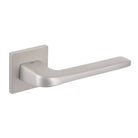Tupai Rapido 5S Line Canha Lever Door Handle on 5mm Slimline Square Rose - Pearl Nickel