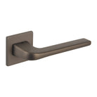 Tupai Rapido 5S Line Canha Lever Door Handle on 5mm Slimline Square Rose - Titanium