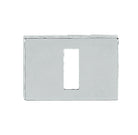 Tupai Rapido RetaLine/VersaLine Key Escutcheons on Long Rose - Bright Polished Chrome