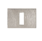 Tupai Rapido RetaLine/VersaLine Key Escutcheons on Long Rose - Pearl Nickel
