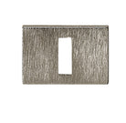 Tupai Rapido RetaLine/VersaLine Key Escutcheons on Long Rose - Titanium