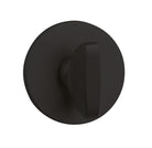 Tupai Rapido 5S Line WC Turn on 5mm Slimline Round Rose (bolt through fixing only) - Pearl Black