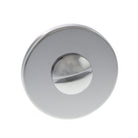 Tupai Rapido 5S Line WC Turn on 5mm Slimline Round Rose (bolt through fixing only) - Bright