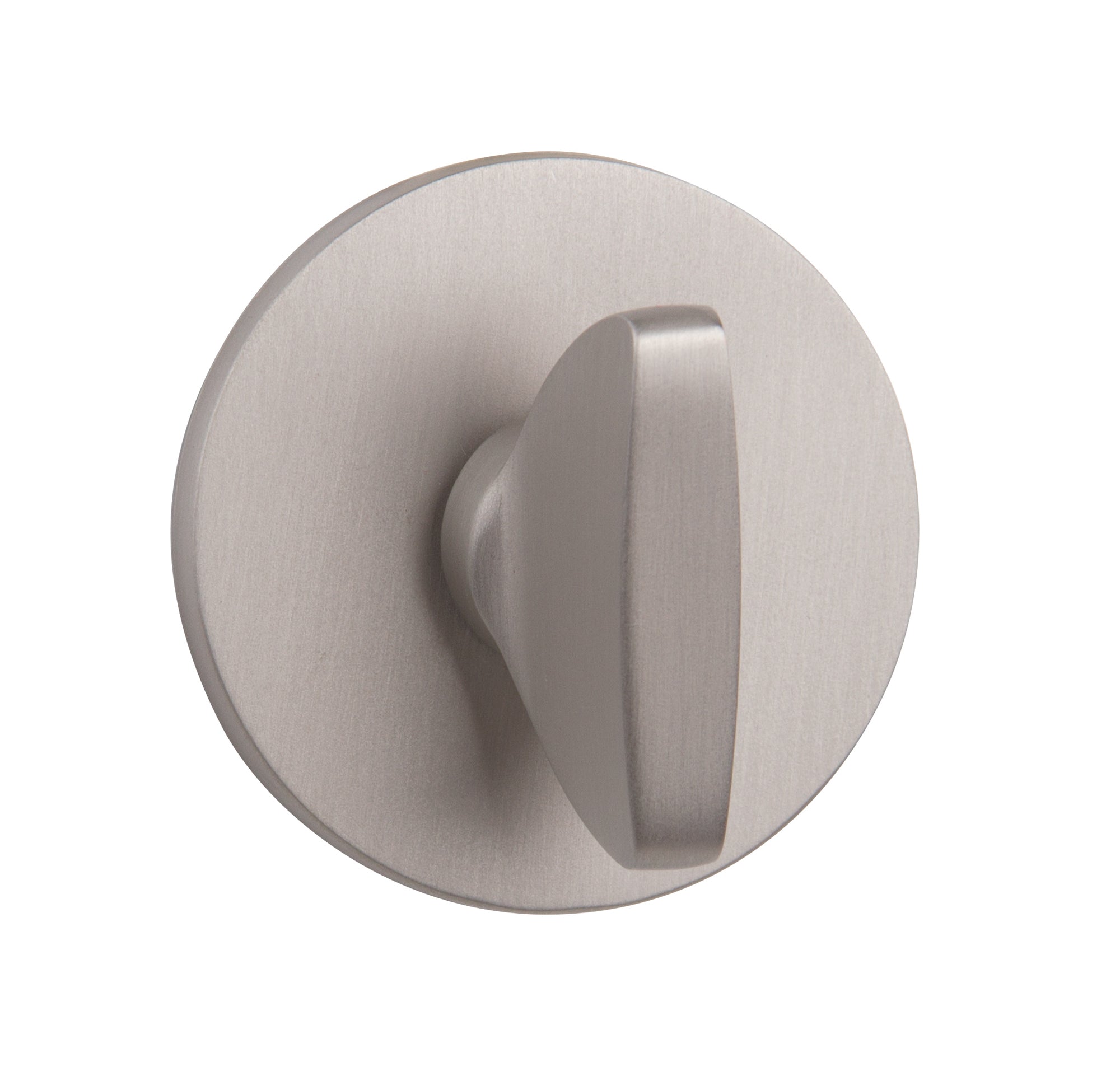 Tupai Rapido 5S Line WC Turn on 5mm Slimline Round Rose (bolt through fixing only) - Pearl Nickel