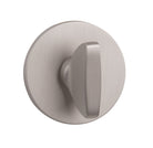 Tupai Rapido 5S Line WC Turn on 5mm Slimline Round Rose (bolt through fixing only) - Pearl Nickel