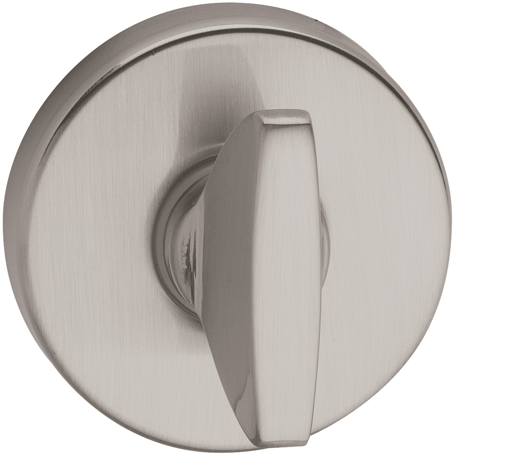 Tupai Rapido CurvaLine WC Turn on Round Rose (bolt through fixing only) - Pearl Nickel