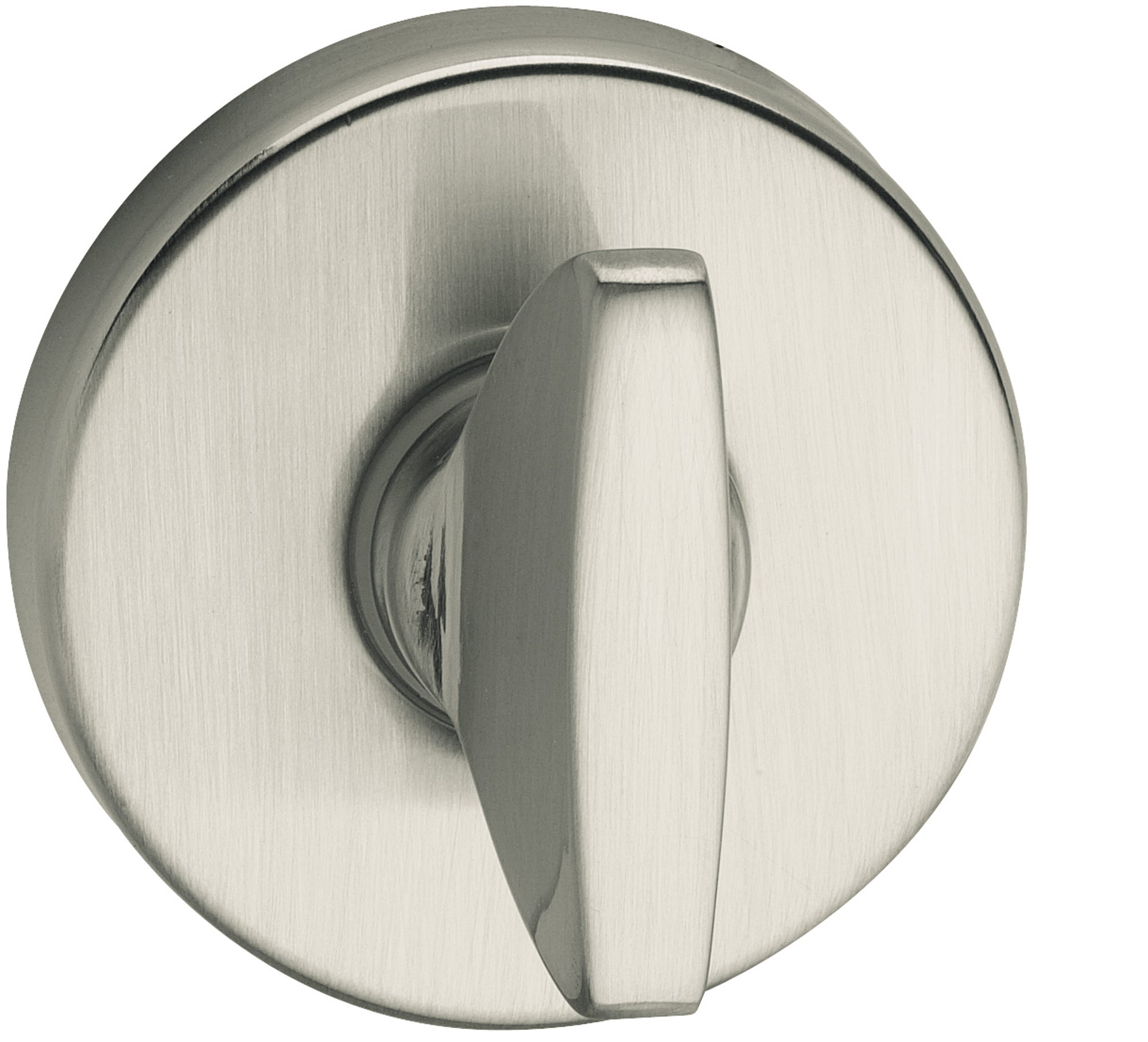 Tupai Rapido CurvaLine WC Turn on Round Rose (bolt through fixing only) - Satin Chrome