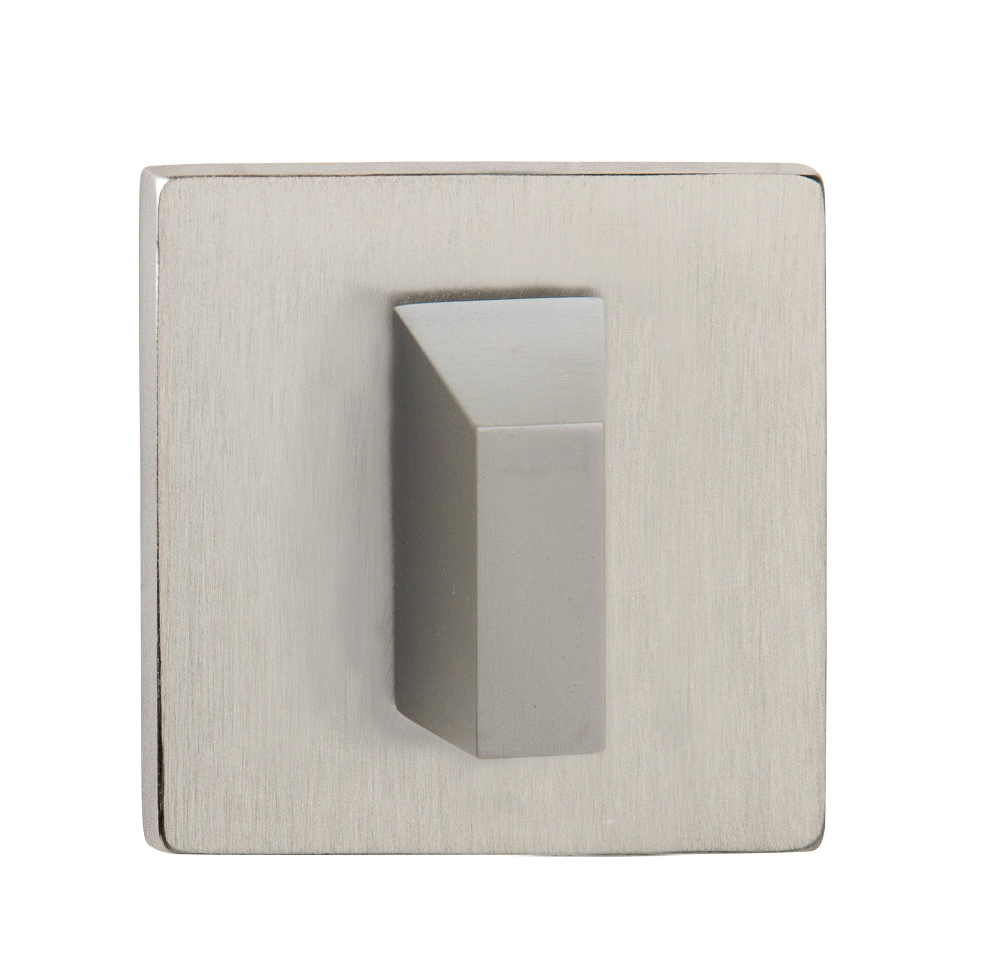 Tupai Rapido 5S Line WC Turn on 5mm Slimline Square Rose (bolt through fixing only) - Pearl Nickel