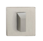 Tupai Rapido 5S Line WC Turn on 5mm Slimline Square Rose (bolt through fixing only) - Pearl Nickel